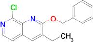 2-(Benzyloxy)-8-chloro-3-ethyl-1,7-naphthyridine