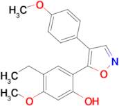 4-Ethyl-5-methoxy-2-[4-(4-methoxyphenyl)-5-isoxazolyl]phenol