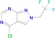 4-Chloro-2-(2,2,2-trifluoroethyl)-2H-pyrazolo[3,4-d]pyrimidine