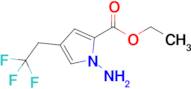 Ethyl 1-amino-4-(2,2,2-trifluoroethyl)-1H-pyrrole-2-carboxylate