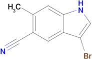 3-Bromo-6-methyl-1H-indole-5-carbonitrile