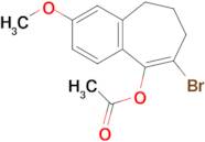 8-Bromo-3-methoxy-6,7-dihydro-5H-benzo[7]annulen-9-yl acetate