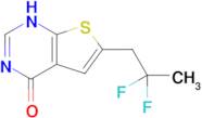 6-(2,2-difluoropropyl)-1H,4H-thieno[2,3-d]pyrimidin-4-one