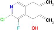 1-(5-Allyl-2-chloro-3-fluoropyridin-4-yl)prop-2-en-1-ol