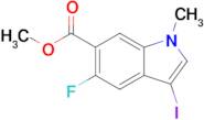 Methyl 5-fluoro-3-iodo-1-methyl-1H-indole-6-carboxylate
