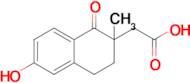 2-(6-Hydroxy-2-methyl-1-oxo-1,2,3,4-tetrahydronaphthalen-2-yl)acetic acid