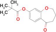 5-Oxo-2,3,4,5-tetrahydrobenzo[b]oxepin-8-yl pivalate