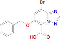 6-(Benzyloxy)-8-bromo-[1,2,4]triazolo[1,5-a]pyridine-5-carboxylic acid