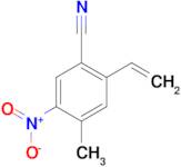 4-Methyl-5-nitro-2-vinylbenzonitrile