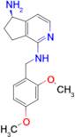 (R)-N1-(2,4-Dimethoxybenzyl)-6,7-dihydro-5H-cyclopenta[c]pyridine-1,5-diamine