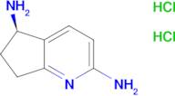 (R)-6,7-Dihydro-5H-cyclopenta[b]pyridine-2,5-diamine dihydrochloride