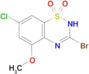 3-bromo-7-chloro-5-methoxy-2H-1λ⁶,2,4-benzothiadiazine-1,1-dione