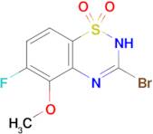3-bromo-6-fluoro-5-methoxy-2H-1λ⁶,2,4-benzothiadiazine-1,1-dione