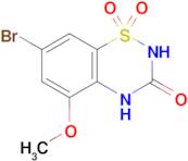 7-Bromo-5-methoxy-2H-benzo[e][1,2,4]thiadiazin-3(4H)-one 1,1-dioxide