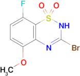 3-bromo-8-fluoro-5-methoxy-2H-1λ⁶,2,4-benzothiadiazine-1,1-dione