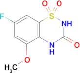 7-Fluoro-5-methoxy-2H-benzo[e][1,2,4]thiadiazin-3(4H)-one 1,1-dioxide