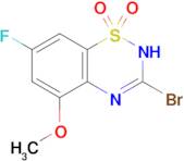 3-bromo-7-fluoro-5-methoxy-2H-1λ⁶,2,4-benzothiadiazine-1,1-dione