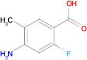 4-Amino-2-fluoro-5-methylbenzoic acid