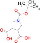 1-(tert-Butoxycarbonyl)pyrrolidine-3,4-dicarboxylic acid