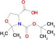 (R)-3-(tert-Butoxycarbonyl)-2,2-dimethyloxazolidine-4-carboxylic acid