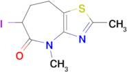 6-Iodo-2,4-dimethyl-4,6,7,8-tetrahydro-5H-thiazolo[4,5-b]azepin-5-one