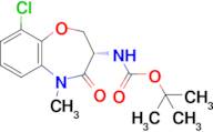 tert-Butyl (S)-(9-chloro-5-methyl-4-oxo-2,3,4,5-tetrahydrobenzo[b][1,4]oxazepin-3-yl)carbamate