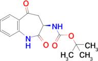 tert-Butyl (R)-(2,5-dioxo-2,3,4,5-tetrahydro-1H-benzo[b]azepin-3-yl)carbamate