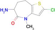 6-Amino-2-chloro-4-methyl-4,6,7,8-tetrahydro-5H-thieno[3,2-b]azepin-5-one