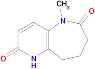 5-Methyl-8,9-dihydro-1H-pyrido[3,2-b]azepine-2,6(5H,7H)-dione