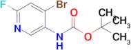 tert-Butyl (4-bromo-6-fluoropyridin-3-yl)carbamate