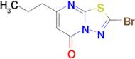 2-Bromo-7-propyl-5H-[1,3,4]thiadiazolo[3,2-a]pyrimidin-5-one