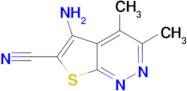 5-Amino-3,4-dimethylthieno[2,3-c]pyridazine-6-carbonitrile