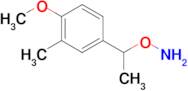 O-(1-(4-Methoxy-3-methylphenyl)ethyl)hydroxylamine