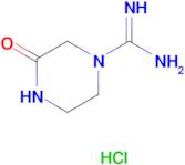 3-Oxopiperazine-1-carboximidamide hydrochloride