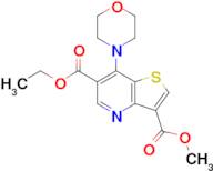 6-Ethyl 3-methyl 7-morpholinothieno[3,2-b]pyridine-3,6-dicarboxylate