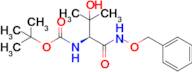 (S)-tert-Butyl (1-((benzyloxy)amino)-3-hydroxy-3-methyl-1-oxobutan-2-yl)carbamate