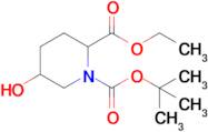 1-tert-Butyl 2-ethyl 5-hydroxypiperidine-1,2-dicarboxylate