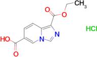 1-(Ethoxycarbonyl)imidazo[1,5-a]pyridine-6-carboxylic acid hydrochloride