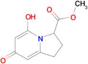 methyl 5-hydroxy-7-oxo-1,2,3,7-tetrahydroindolizine-3-carboxylate