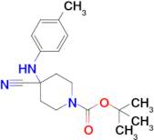 tert-Butyl 4-cyano-4-(p-tolylamino)piperidine-1-carboxylate