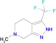 6-methyl-3-(trifluoromethyl)-2H,4H,5H,6H,7H-pyrazolo[3,4-c]pyridine