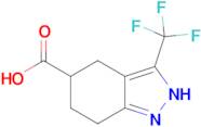 3-(trifluoromethyl)-4,5,6,7-tetrahydro-2H-indazole-5-carboxylic acid