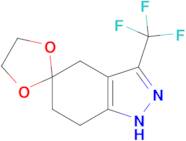 3'-(Trifluoromethyl)-1',4',6',7'-tetrahydrospiro[[1,3]dioxolane-2,5'-indazole]