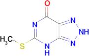 5-(methylsulfanyl)-2H,4H,7H-[1,2,3]triazolo[4,5-d]pyrimidin-7-one