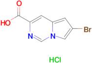 6-Bromopyrrolo[1,2-c]pyrimidine-3-carboxylic acid hydrochloride