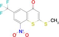 2-(Methylthio)-8-nitro-6-(trifluoromethyl)-4H-thiochromen-4-one