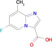 6-Fluoro-8-methylimidazo[1,2-a]pyridine-3-carboxylic acid