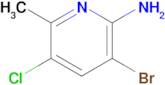 3-Bromo-5-chloro-6-methylpyridin-2-amine
