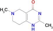 2,6-dimethyl-1H,4H,5H,6H,7H,8H-pyrido[4,3-d]pyrimidin-4-one