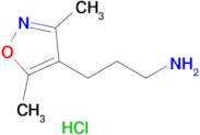 3-(3,5-Dimethylisoxazol-4-yl)propan-1-amine hydrochloride